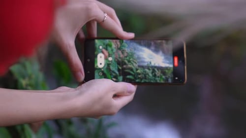 Filming Waterfall with Cellphone