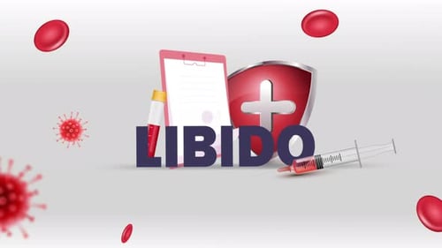 Medical Libido Infographic Icon Background