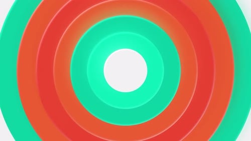 Abstract Concentric Circles Expanding Loop Background Animation