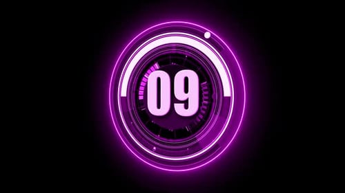 Countdown Fuchsie Alpha