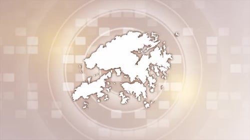 Modern Animated Map Outline Reveal Intro