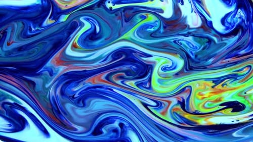 Abstract Swirling Fluid Colors Background
