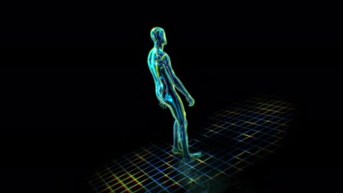 Néon Grid Light Walker
