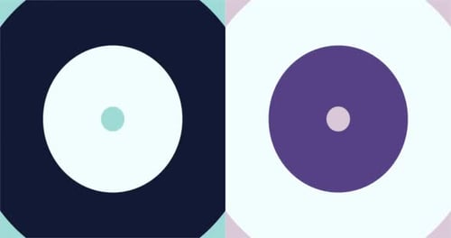 Modern Loop Animated Geometric Pattern or Background