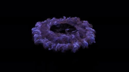 Abstract Futuristic Energy Portal Transition