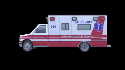 Ambulance Animation full HD Loop