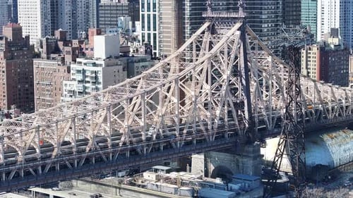 Queensboro Bridge At Manhattan In New York United States.