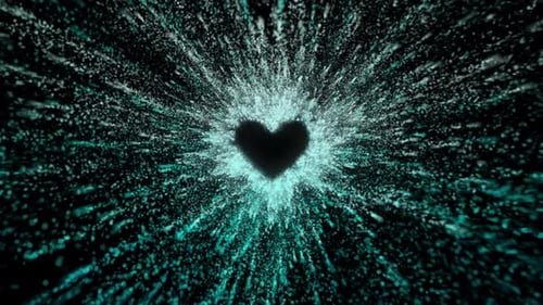 Partikel zum Valentinstag