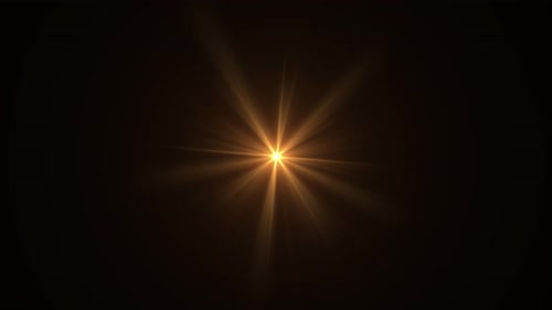 Dynamic Light Rays Sun Light Lens Flares Art Animation Background