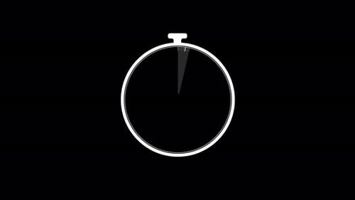 Countdown seconds timer symbol time or timer. Stopwatch symbol. countdown circle clock counter