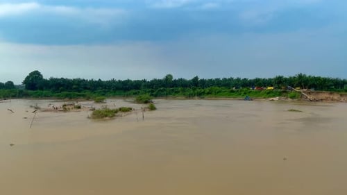 calm river background