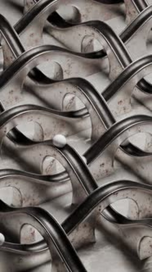 Slide Balls Loop 3D-Animation