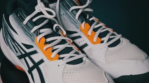 New Sports Volleyball Shoes Rotate CloseUp