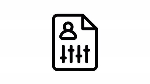 control line icon animation