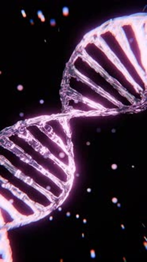 DNA Molecule Research 3D Animation