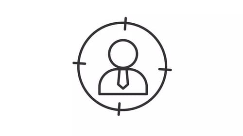 Target audience line animation