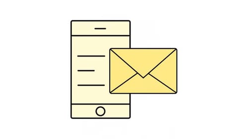 Mobile And Email Icon Animation