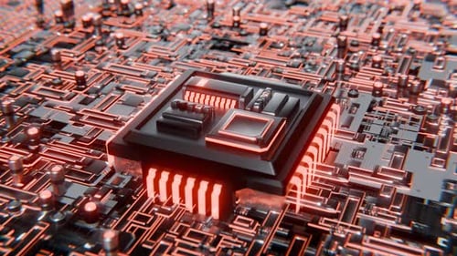 Advanced Microchip Connecting with a Motherboard