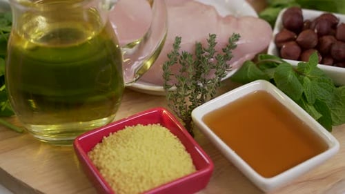 Fresh Ingredients for Cooking a Healthy Meal