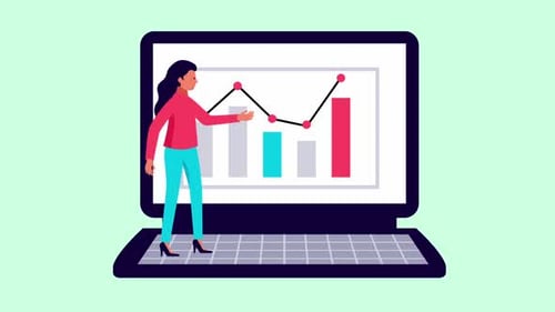 Woman Targeting Business Marketing Infographics