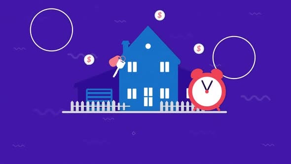 Apartment Rent Animation concept, Backgrounds Motion Graphics ft ...