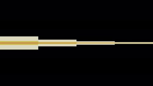 Lucent Zoom Collection: Glowing anamorphic lens flare with a radial pattern moving to the left shot