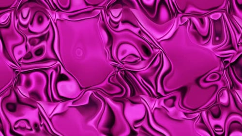 Abstract Fluid Magenta and Black Wavy Background Animation