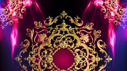 Ornament Background Loop 4k