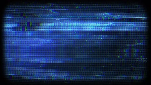 Dynamic Digital Glitch Noise Grid Background Loop