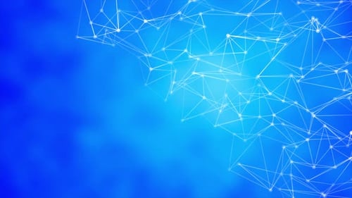 Blue Plexus Background Loop V3