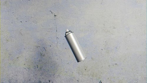 Spray Paint Can Animation Transition