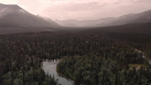 Beautiful Dramatic Mountain Landscape
