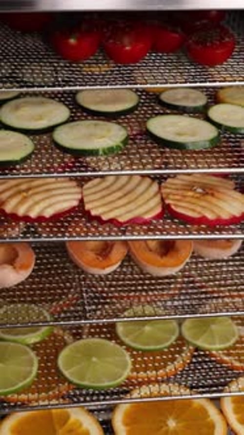 dehydration process of fruits and vegetables