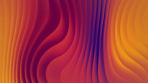 3D Modern Waves Curve Abstract Animated Background