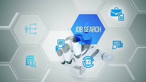 Unemployment touch screen animation