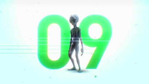 Alien White Infinity Countdown Nummer 09
