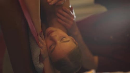 Relaxing Head and Shoulder Massage for Woman