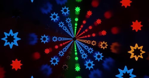 Exploration de l'interaction entre la couleur et la lumière dans l'animation abstraite