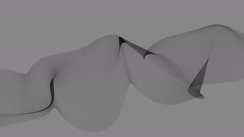 Abstract Wavy Lines Loop Background Animation