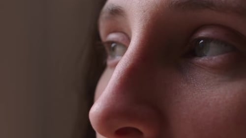 Extreme Close Up of a Person's Face