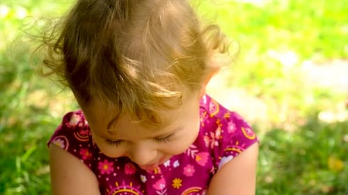 The Child Laughs in the Park