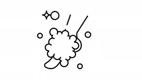 Animated Hand Washing Hygiene Icon