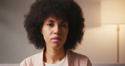 Woman Smiling With Braces, Close Up Portrait