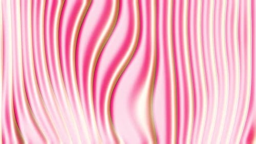 Abstract Fluid Waves Background in Pink and Gold