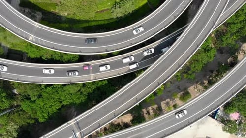 Intersección de carreteras en China
