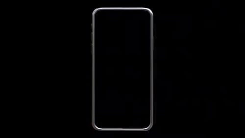 Rotação do telefone celular