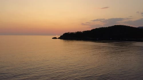 Seaside of Evening Landscape