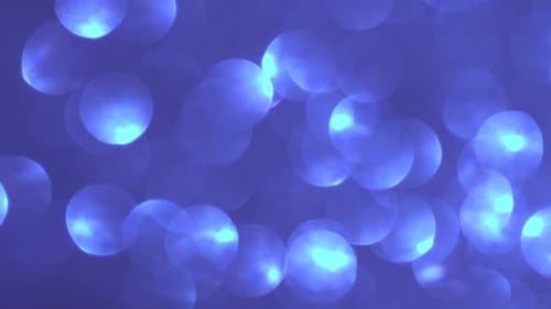Abstract Bokeh Background of Blue and Purple Lights