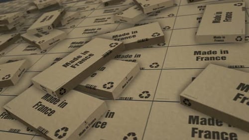 Made in France box pack production loopable seamless