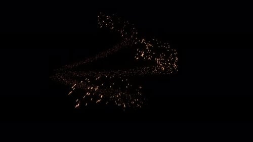 Golden Light Particle Effect Animation